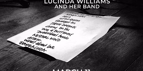 Lucinda Williams and Her Band