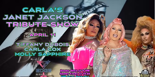Carla's Janet Jackson Tribute Show ft Tiffany and Molly