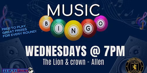 Music Bingo at The Lion & Crown Allen