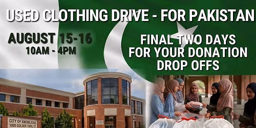 Saviour Clothing Drive for Pakistan