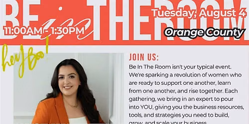 Orange County | Be In The Room: Legally Set