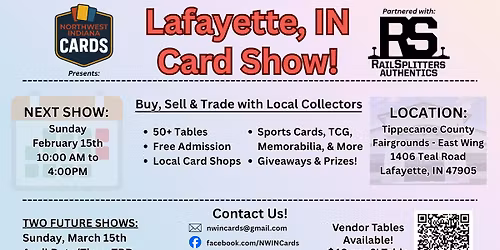 Lafayette, IN Card Show