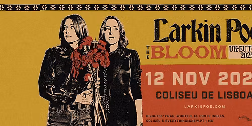 LARKIN POE \/\/ COLISEU DOS RECREIOS with special guest Son Little