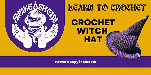 Learn to Crochet: Slouchy Witch Hat