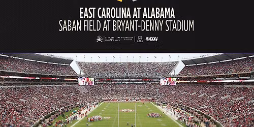 Alabama Crimson Tide vs. East Carolina Pirates