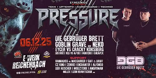 06.12. - Strezzkidz pres. PRESSURE \u2022 E-Werk Reichenbach \u2022 3 Floors