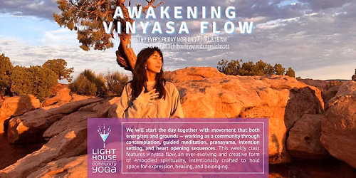 AWAKENING VINYASA FLOW (Friday Morning) @ Lighthouse Community Yoga PDX