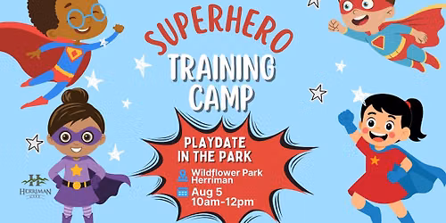 Playdate in the Park - Superhero Training Camp
