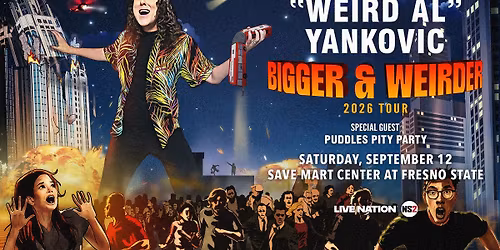 "Weird Al" Yankovic: Bigger & Weirder 2026 Tour