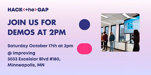 Hack the Gap Demo Day October 2026