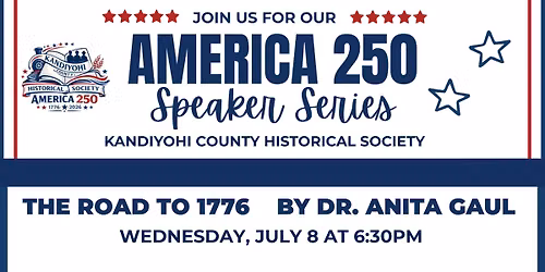 The Road to 1776 Program presented by Dr. Anita Gaul
