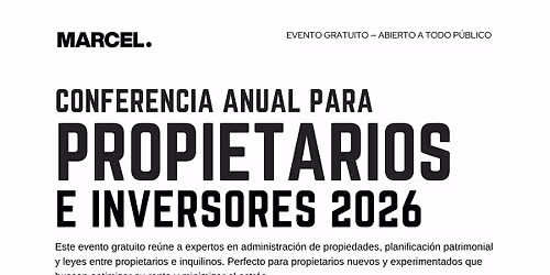 Conferencia Anual para Propietarios e Inversores 2026