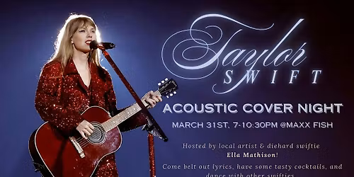Taylor Swift Acoustic Cover Night