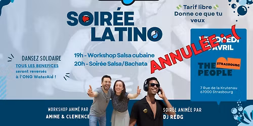 Soir\u00e9e latino chez The People Strasbourg