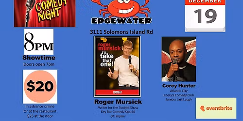 Third Friday Comedy at the Crabb Shack