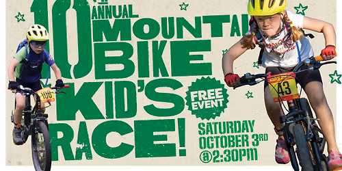 10th Annual Mountain Bike Kids Race + Take a Kid Mountain Biking Day