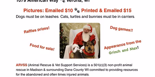 Pet Pictures With Santa at Lake Louie!