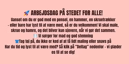 Arbejdsdag p\u00e5 STEDET for alle