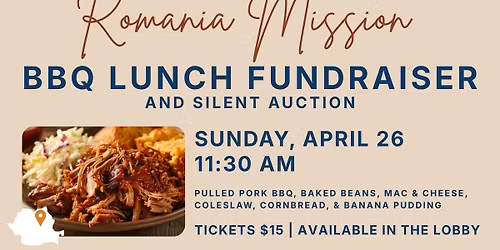 BBQ Lunch Fundraiser & Silent Auction