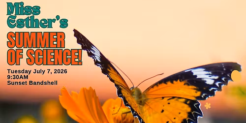 Miss Esther's Summer of Science Series: BIRDS, BUTTERFLIES & BEES!