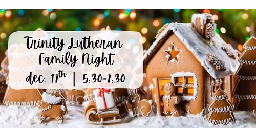 TLC Family Fun Night: December Spicy & Sweet