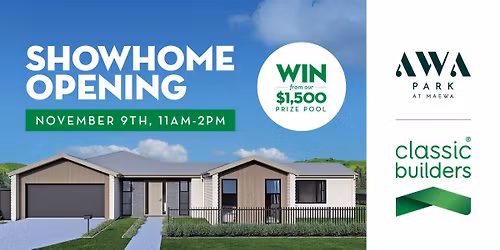 Classic Builders Manawatu, Show Home Opening