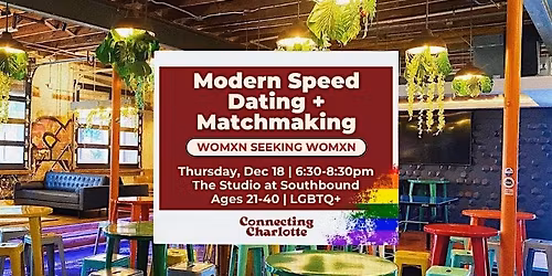 Womxn seeking Womxn Modern Speed Dating + Matchmaking | 21-40 | LGBTQ+