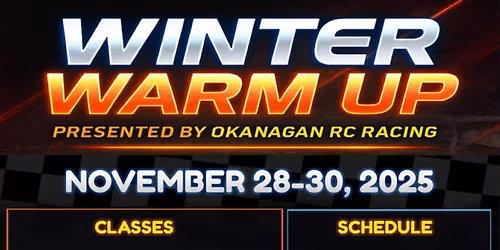 Okanagan RC Racing 2025 Winter Warm Up