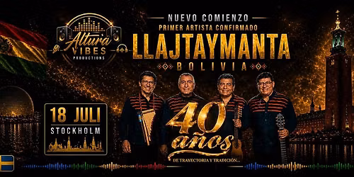 Llajtaymanta en VIVO Stockholm 