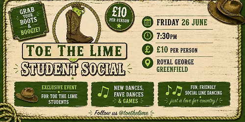Toe The Lime Student Social Night