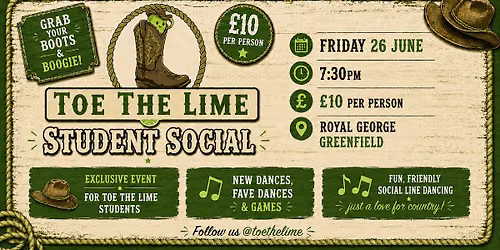 Toe The Lime Student Social Night
