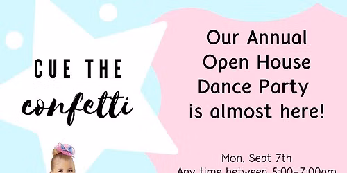 Annual Open House Dance Party