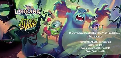 Disney Lorcana: Attack of the Vine Pre-Release(Sealed) - Portsmouth