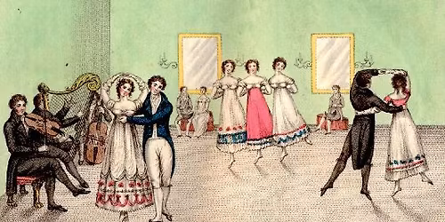 Regency dance party in Palo Alto on November 14
