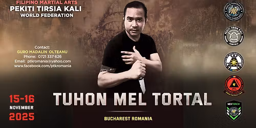 Seminar Pekiti Tirsia Kali \u00een Rom\u00e2nia cu Tuhon Rommel Tortal