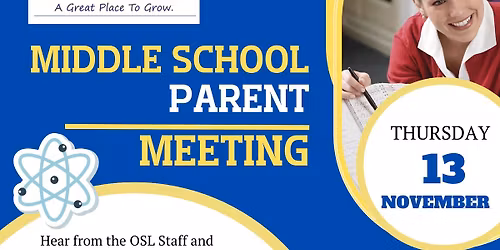 Middle School Parent Meeting: Social Media and Cyber Bullying