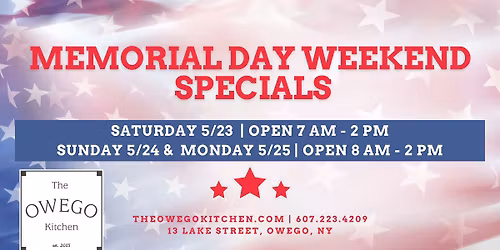 Memorial Day Weekend Brunch Days