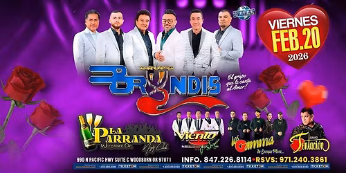 GRUPO BRYNDIS, VIENTO Y SOL, LOS GAMMA & MAS