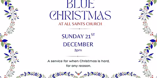 Blue Christmas (for when Christmas is hard)