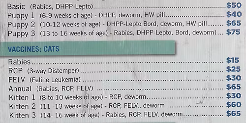 Low Cost Pet Vaccinations