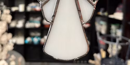 Stained Glass Angel Ornament