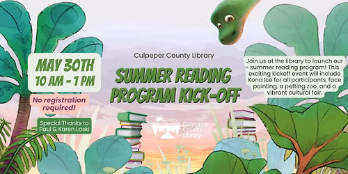Summer Reading Kick-off Party at the Library