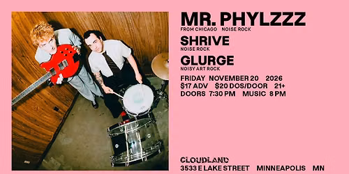 Mr. Phylzzz, Shrive, Glurge