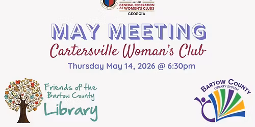 May Meeting of the Cartersville Woman's Club 