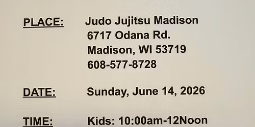 Judo Clinic