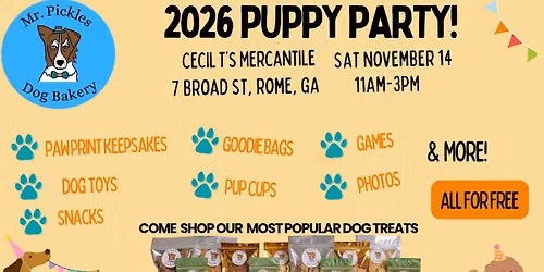 Mr. Pickles Puppy Party: A Pupsgiving Christmas Social