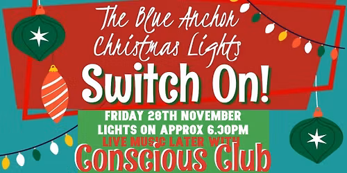 Blue Anchor Light Switch On