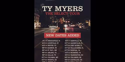 Ty Myers at Amphitheater at The Wharf