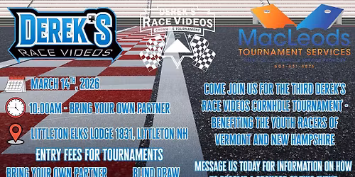 Derek\u2019s Race Videos Cornhole Tournament Fundraiser
