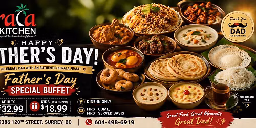 Appa\u2019s Special Father\u2019s Day Feast 2026 